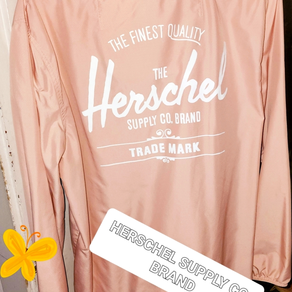 Herschel Supply Co. Light cream/pink, Light Wind Breaker Jacket, easily compact